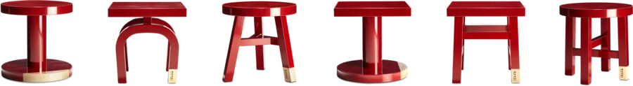 Common Comrades side table family all six tables